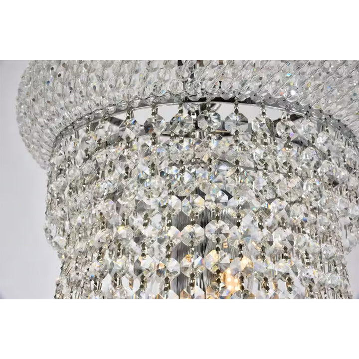 14 light Chrome Chandelier Clear Royal Cut Crystal - View 5 - Joshua Marshal