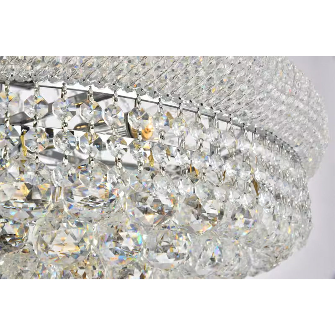 14 light Chrome Chandelier Clear Royal Cut Crystal - View 6 - Joshua Marshal
