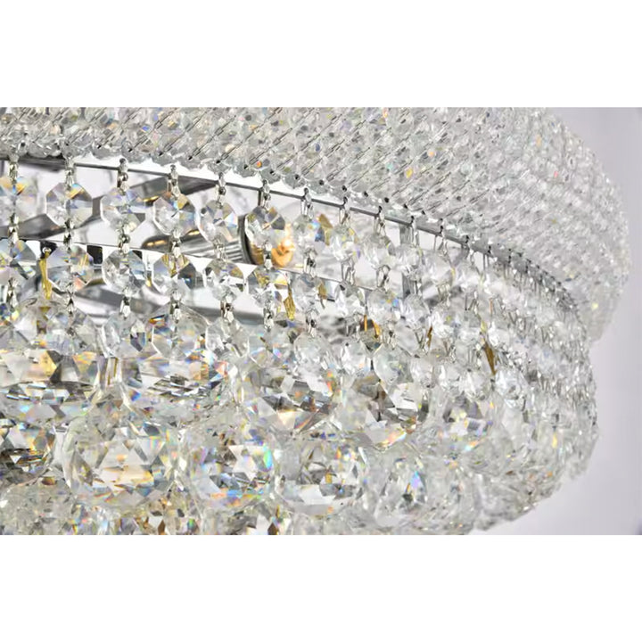 14 light Chrome Chandelier Clear Royal Cut Crystal - View 6 - Joshua Marshal