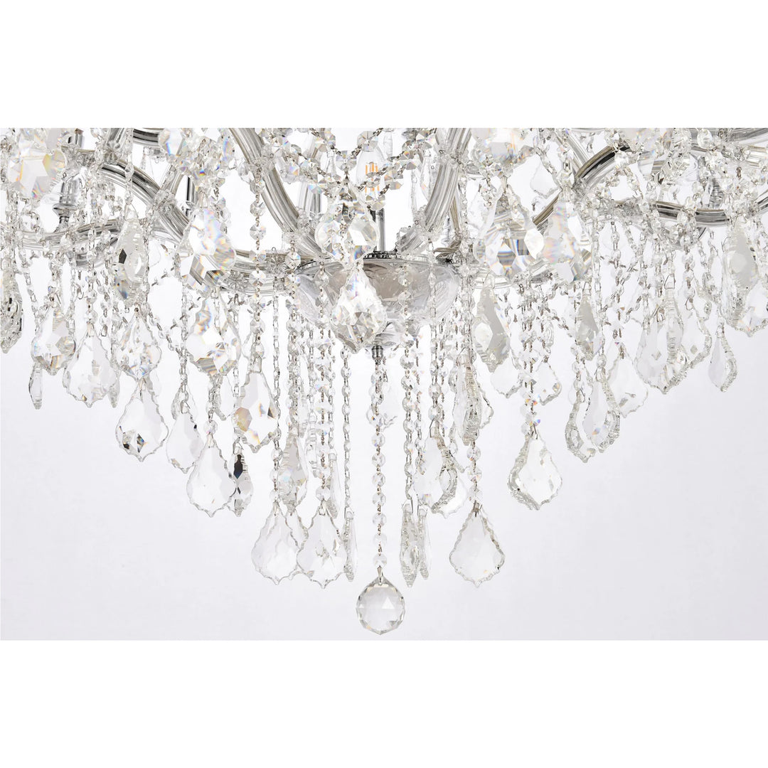 37 light Chrome Chandelier Clear Royal Cut Crystal - View 6 - Joshua Marshal