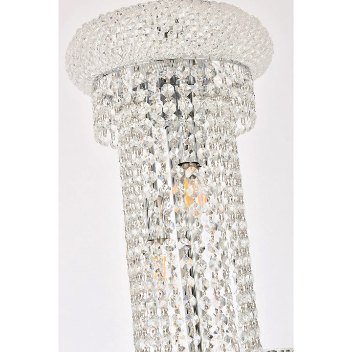 22 light Chrome Chandelier Clear Royal Cut Crystal - View 5 - Joshua Marshal