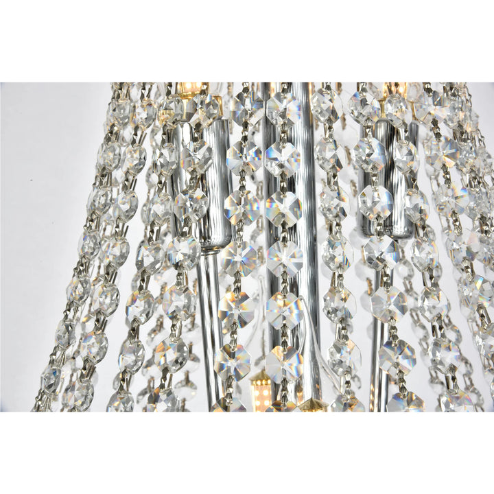 14 light Chrome Chandelier Clear Royal Cut Crystal - View 6 - Joshua Marshal