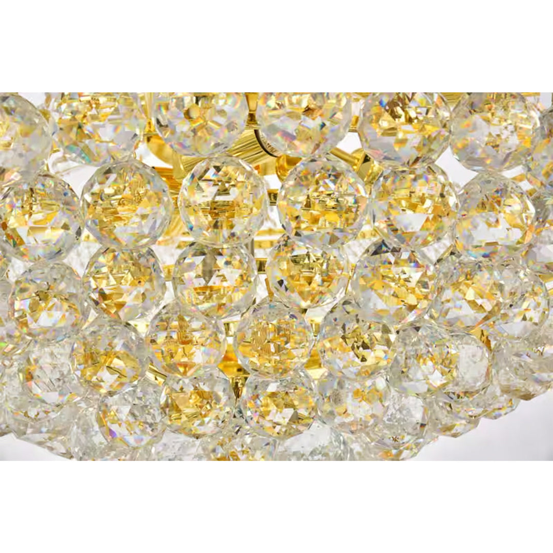 14 light Gold Chandelier Clear Royal Cut Crystal - View 6 - Joshua Marshal