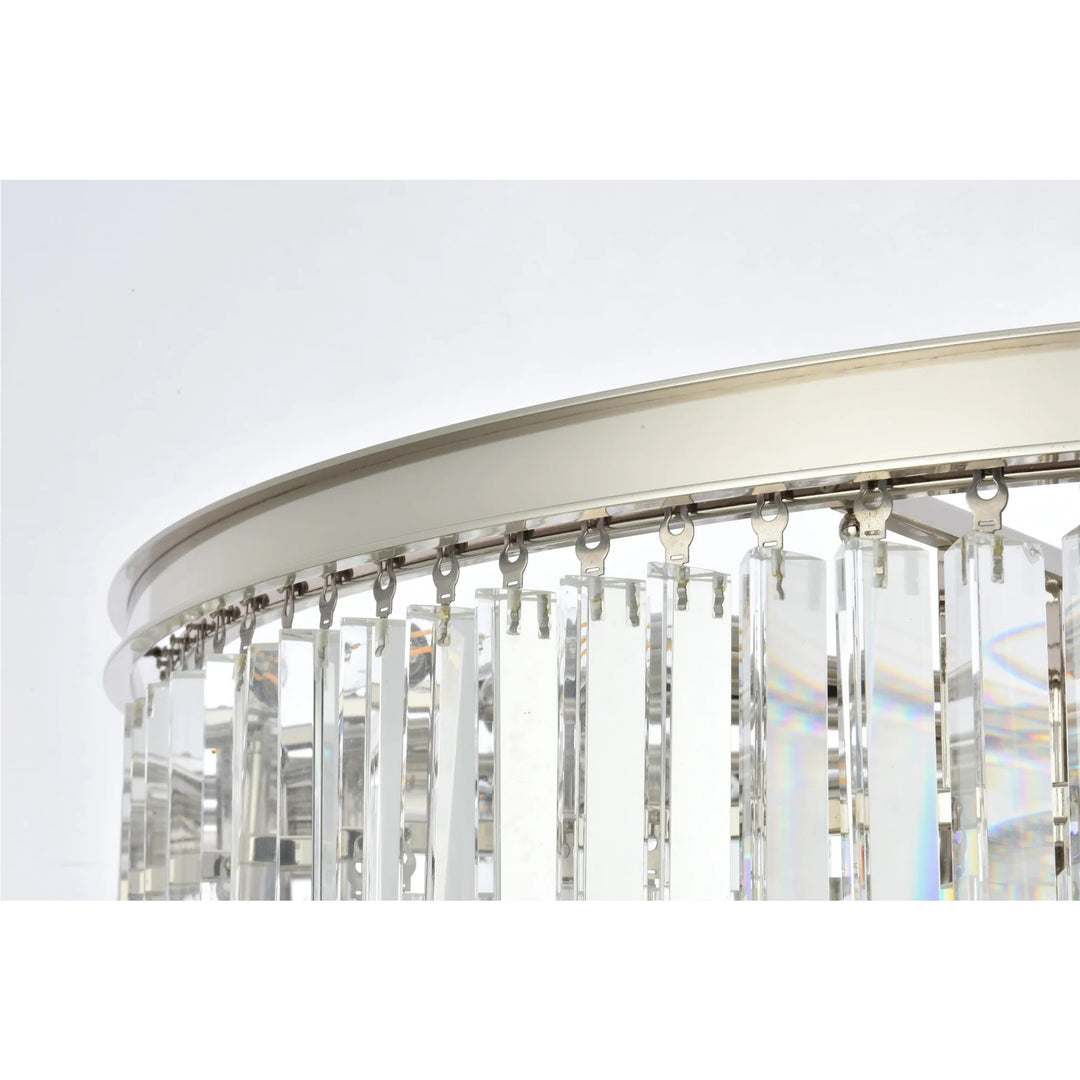 33 light polished nickel Chandelier Clear Royal Cut Crystal - View 5 - Joshua Marshal