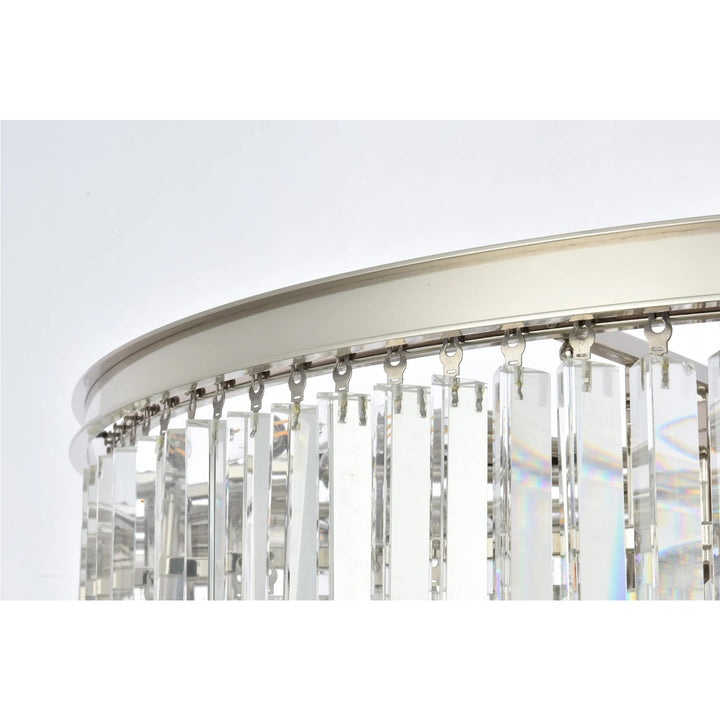 33 light polished nickel Chandelier Clear Royal Cut Crystal - View 5 - Joshua Marshal