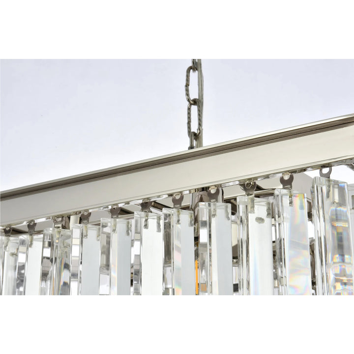 12 light polished nickel Chandelier Clear Royal Cut Crystal - View 6 - Joshua Marshal