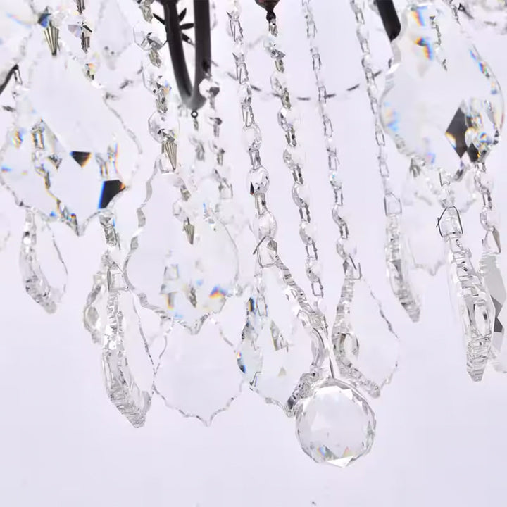 24 light Dark Bronze Chandelier Clear Royal Cut Crystal - View 6 - Joshua Marshal