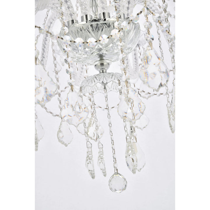21 light Chrome Chandelier Clear Royal Cut Crystal - View 6 - Joshua Marshal