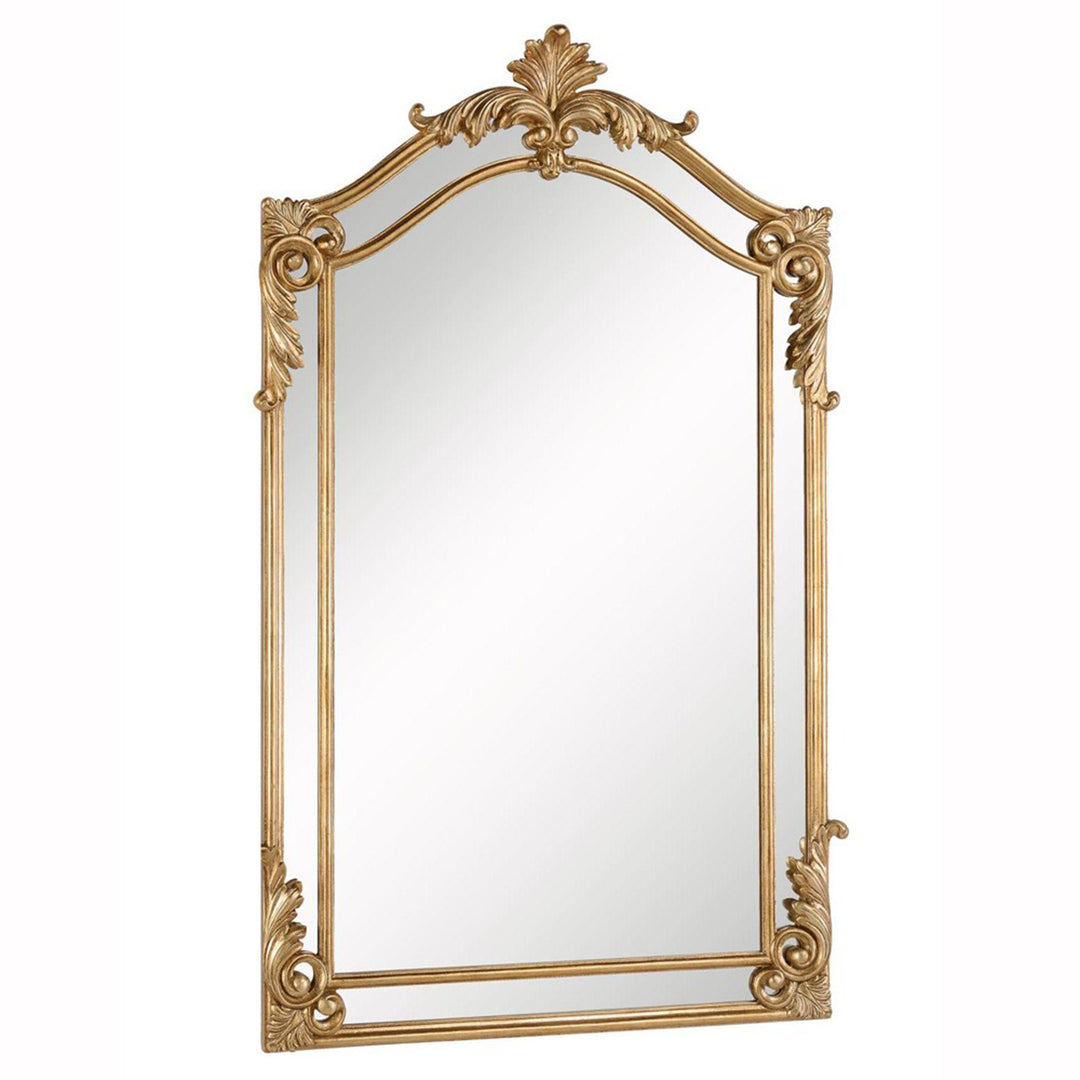 30 in. Contemporary Mirror in gold leaf - View 3 - Joshua Marshal