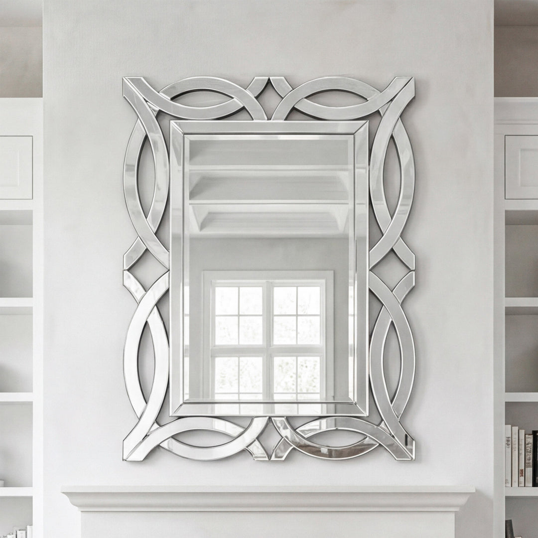 28 in. Contemporary Mirror in Clear Clear Finish - DECOR by Joshua Marshal