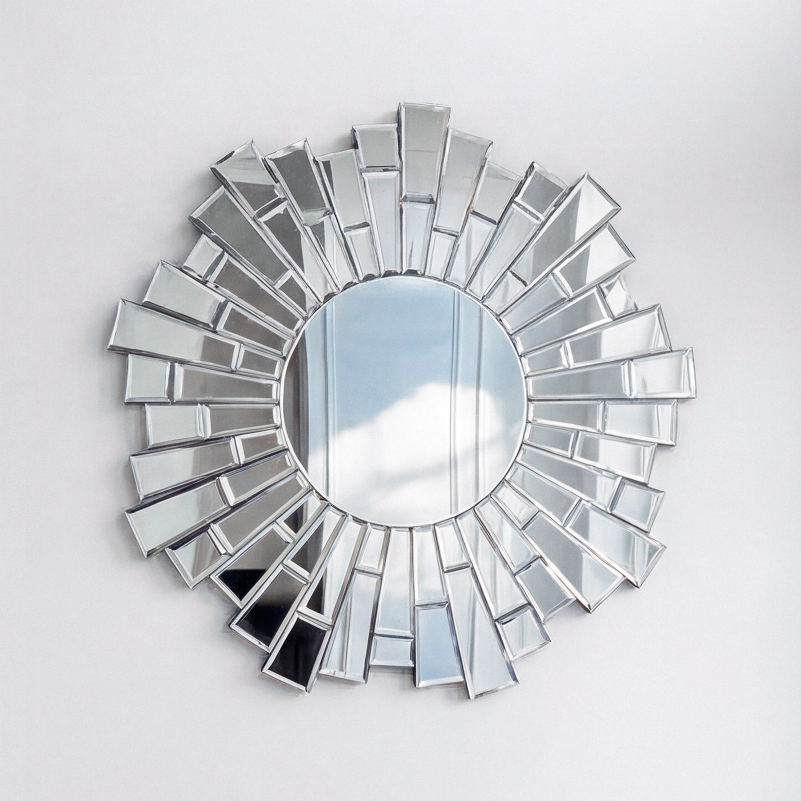 24 in. Contemporary Mirror in Clear Clear Finish - DECOR by Joshua Marshal
