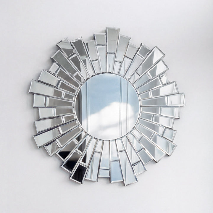 24 in. Contemporary Mirror in Clear Clear Finish - DECOR by Joshua Marshal