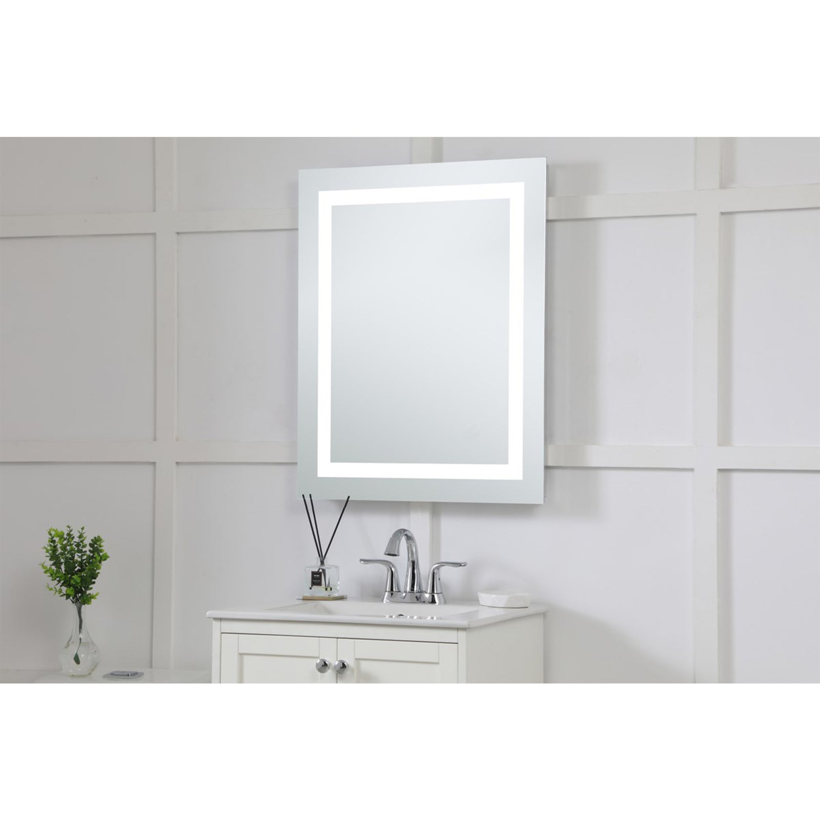 Nova 30in. X 24in. LED Rectangular Mirror - View 2 - Joshua Marshal