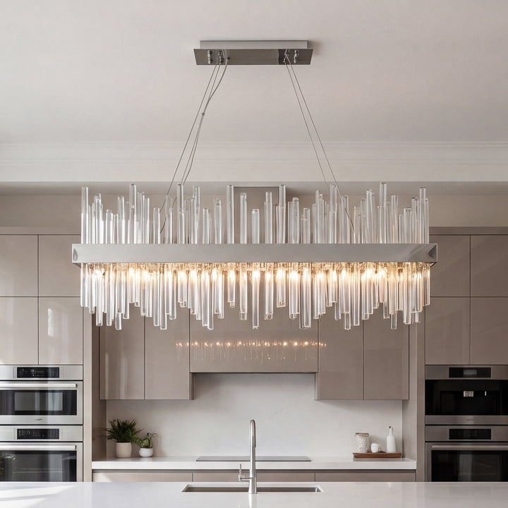20 light Chrome Chandelier Clear Royal Cut Crystal Chrome Finish - LIGHTING by Joshua Marshal