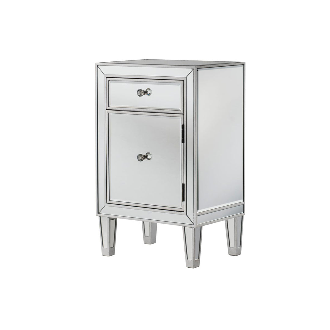 Nighstand 1 Drawer 18In. W X 13In. D X 29In. H In Antique Silver Paint - View 4 - Joshua Marshal