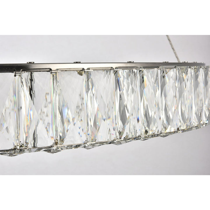Integrated LED chip light Chrome Chandelier Clear Royal Cut Crystal - View 6 - Joshua Marshal