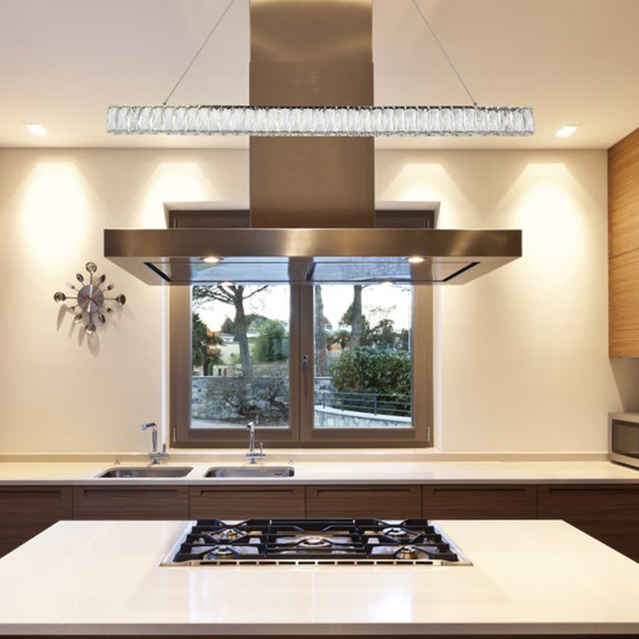 Integrated LED chip light Chrome Chandelier Clear Royal Cut Crystal Chrome Finish - LIGHTING by Joshua Marshal