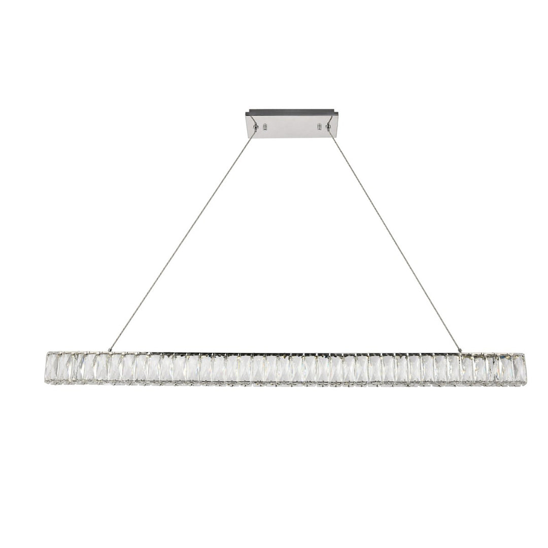 Integrated LED chip light Chrome Chandelier Clear Royal Cut Crystal - View 3 - Joshua Marshal