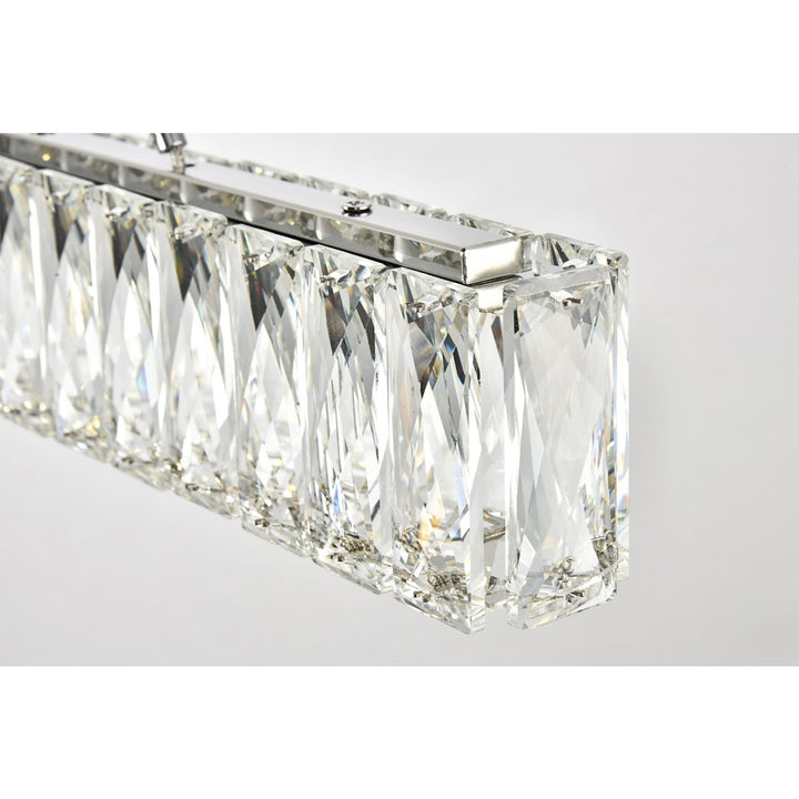 Integrated LED chip light Chrome Chandelier Clear Royal Cut Crystal - View 5 - Joshua Marshal