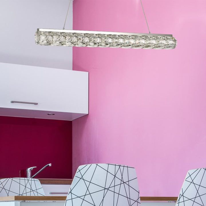 Integrated LED chip light Chrome Chandelier Clear Royal Cut Crystal Chrome Finish - LIGHTING by Joshua Marshal