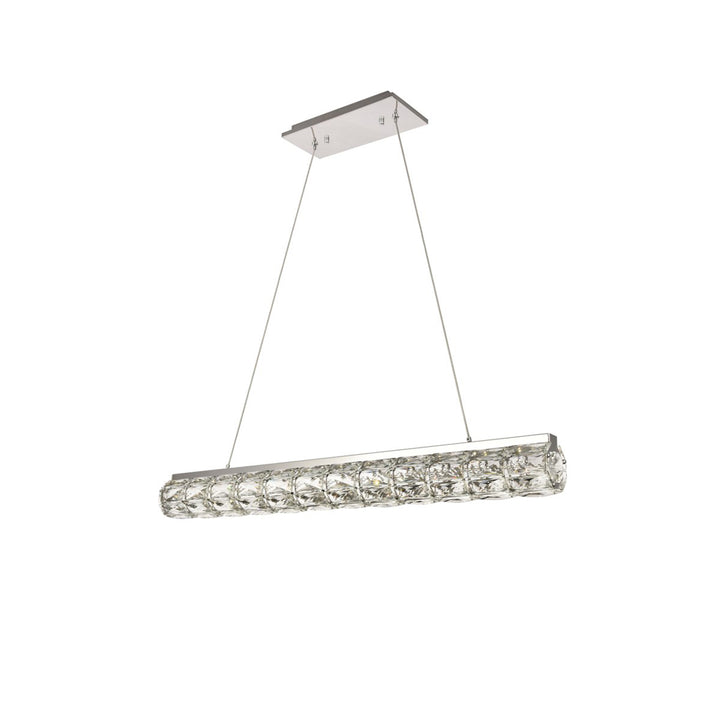 Integrated LED chip light Chrome Chandelier Clear Royal Cut Crystal - View 3 - Joshua Marshal
