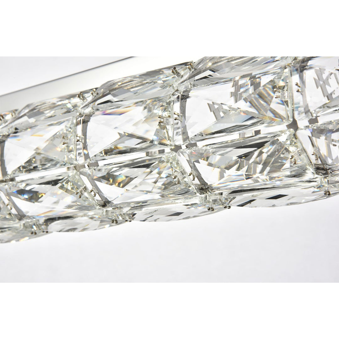 Integrated LED chip light Chrome Chandelier Clear Royal Cut Crystal - View 5 - Joshua Marshal