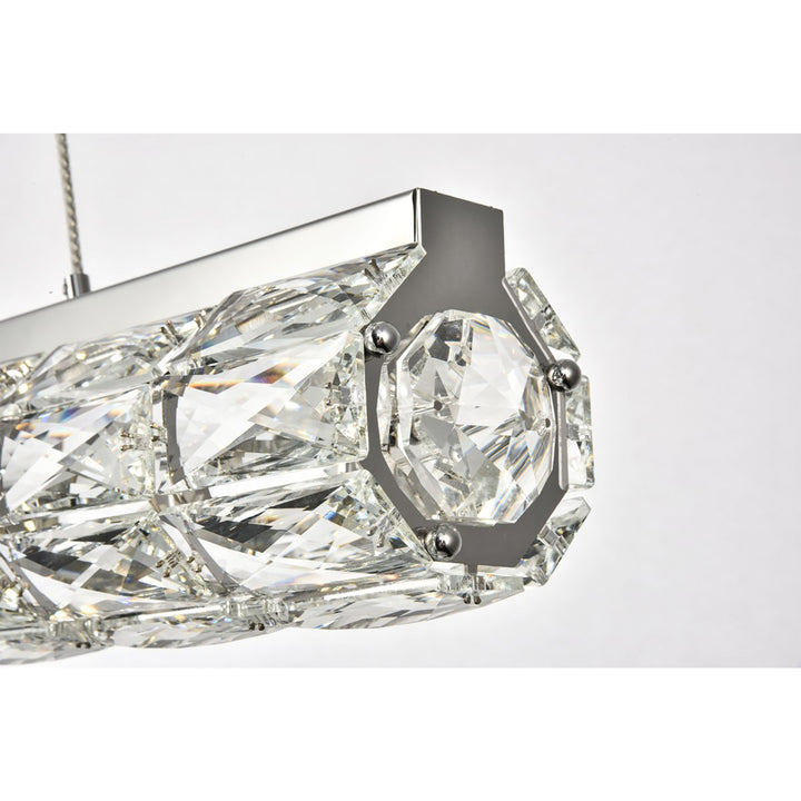 Integrated LED chip light Chrome Chandelier Clear Royal Cut Crystal - View 6 - Joshua Marshal
