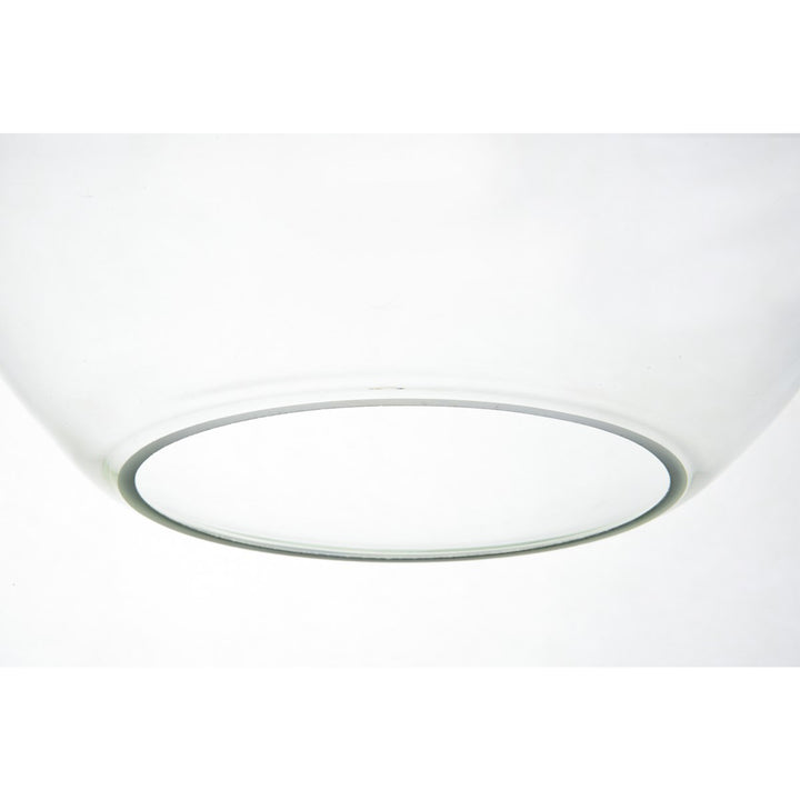 1 Light Chrome Pendant With Clear Glass - View 6 - Joshua Marshal