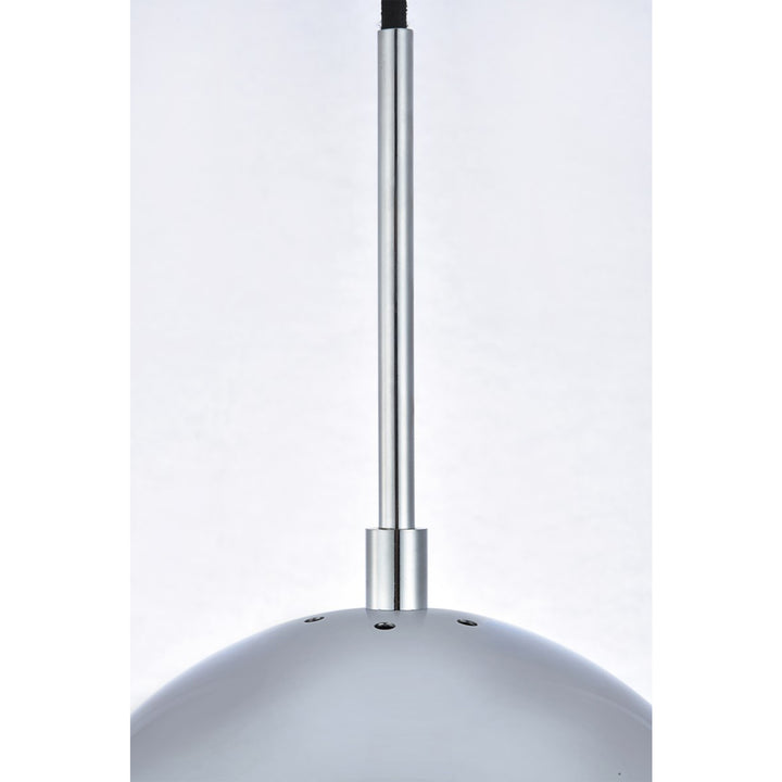 1 Light Chrome Pendant With Clear Glass - View 6 - Joshua Marshal