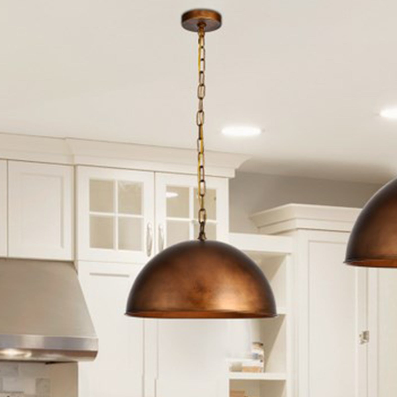 Collection Pendant D15 H10 Lt:1 Manual Brass Finish Manual Brass Finish - LIGHTING by Joshua Marshal