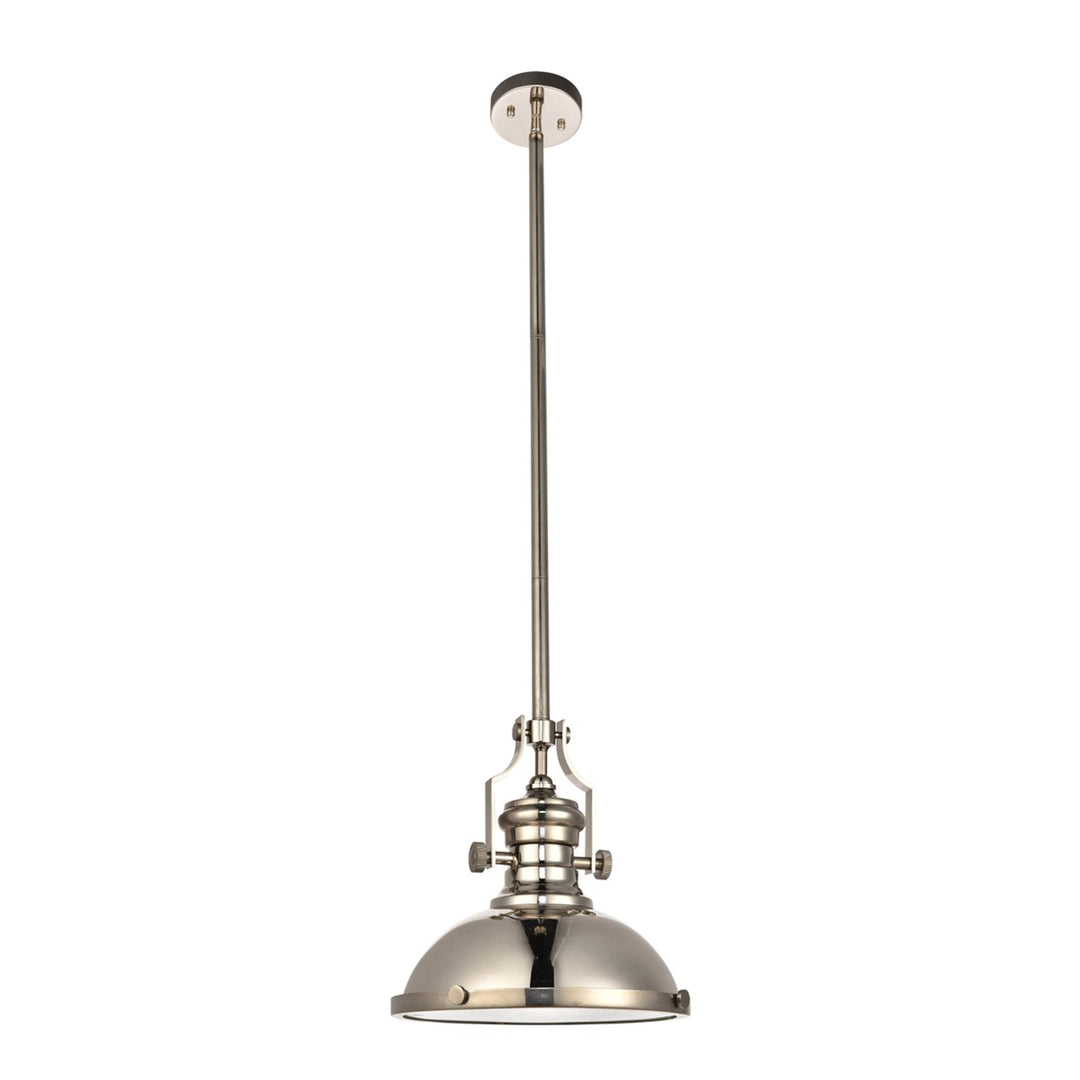 Collection Pendant D13 H13.3 Lt:1 polished Nickel Finish - View 3 - Joshua Marshal
