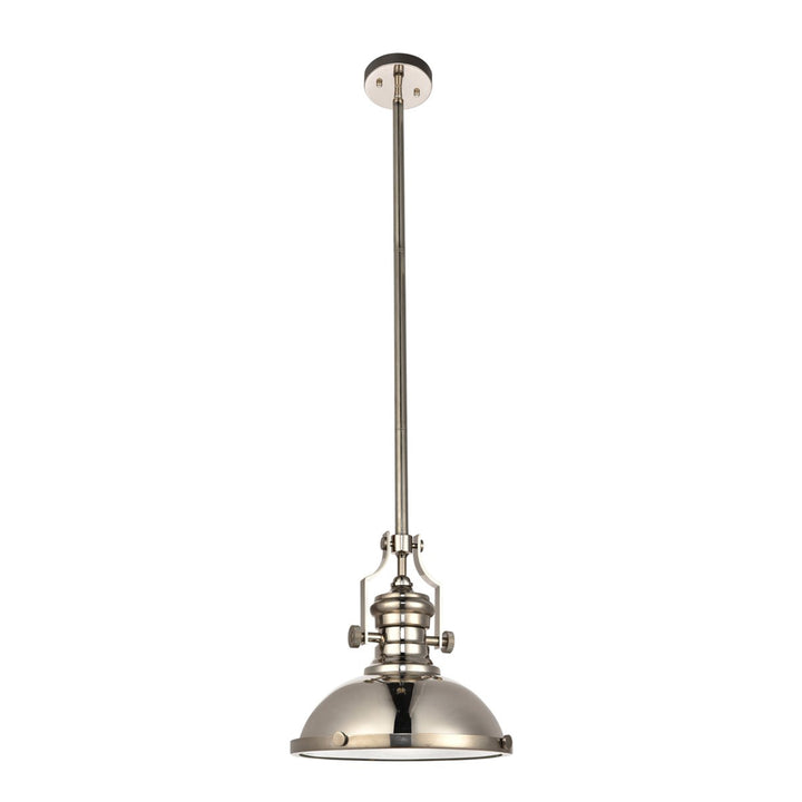 Collection Pendant D13 H13.3 Lt:1 polished Nickel Finish - View 3 - Joshua Marshal