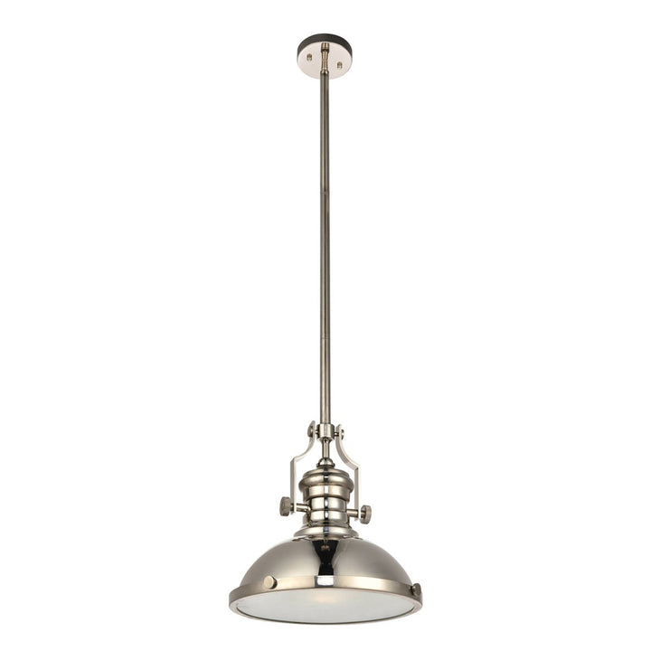 Collection Pendant D13 H13.3 Lt:1 polished Nickel Finish - View 4 - Joshua Marshal