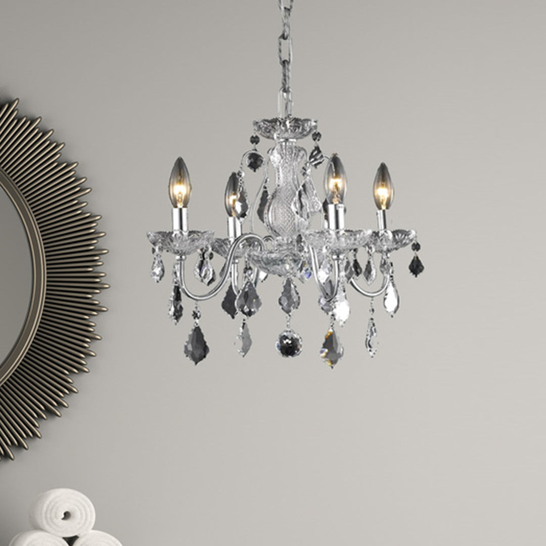 Collection Pendant D17in H15in Lt:4 Chrome FinishåÊ Chrome Finish - LIGHTING by Joshua Marshal
