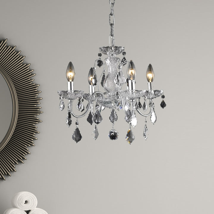 Collection Pendant D17in H15in Lt:4 Chrome FinishåÊ Chrome Finish - LIGHTING by Joshua Marshal