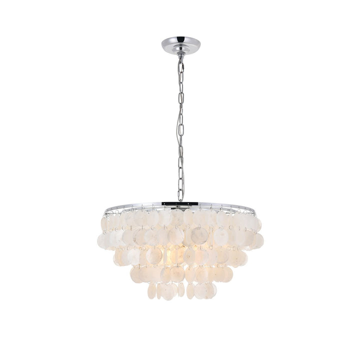 4 Light Chrome Pendant - View 3 - Joshua Marshal