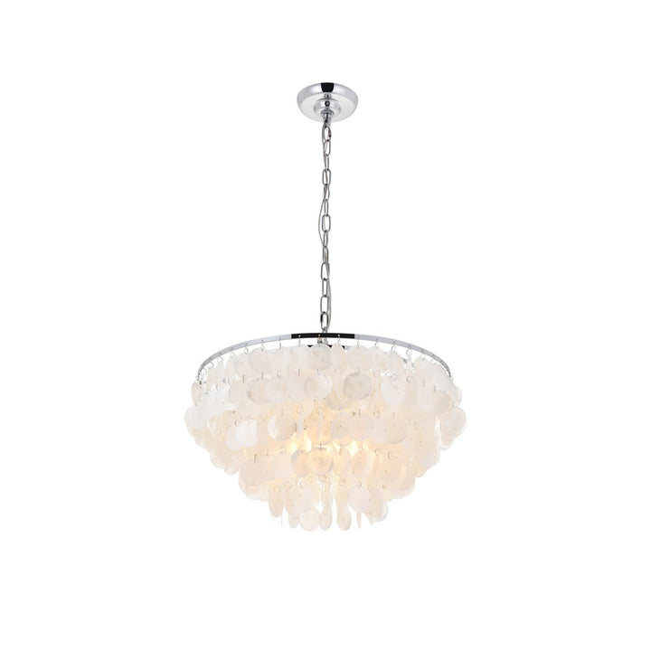4 Light Chrome Pendant - View 5 - Joshua Marshal