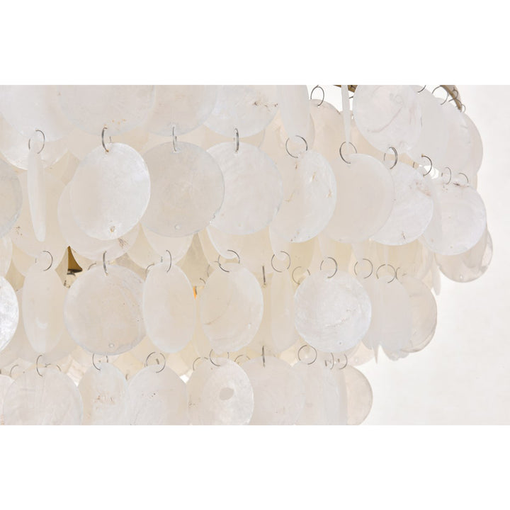 4 Light Brass Pendant - View 6 - Joshua Marshal