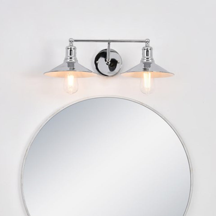 2 Light Chrome Wall Sconce Chrome Finish - LIGHTING by Joshua Marshal