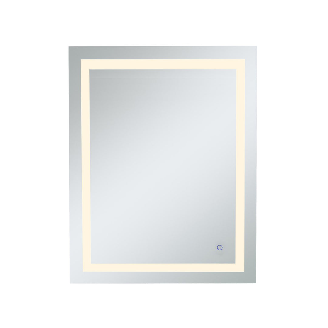 30In X 40In Hardwired Led Mirror With Touch Sensor And Color Changing - View 3 - Joshua Marshal