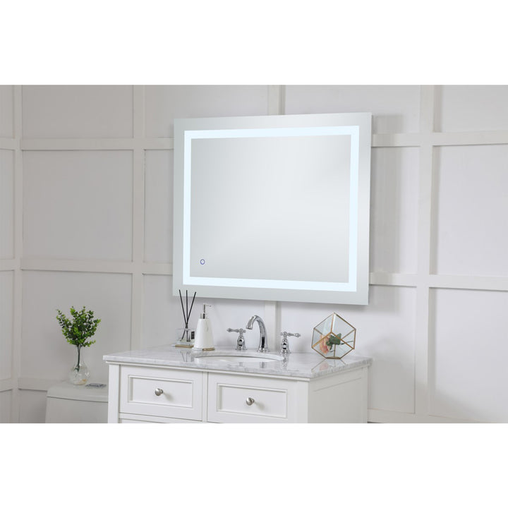 30In X 36In Hardwired Led Mirror With Touch Sensor And Color Changing - View 2 - Joshua Marshal