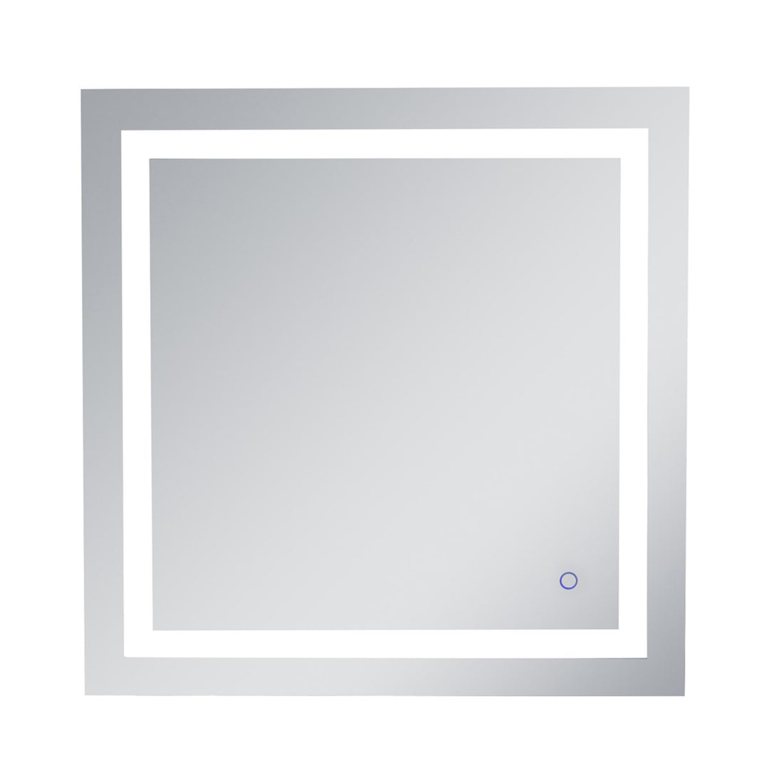 30In X 30In Hardwired Led Mirror With Touch Sensor And Color Changing - View 3 - Joshua Marshal