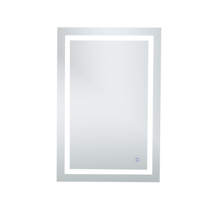 27In X 40In Hardwired Led Mirror With Touch Sensor And Color Changing - View 3 - Joshua Marshal