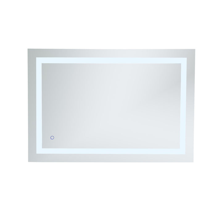 27In X 40In Hardwired Led Mirror With Touch Sensor And Color Changing - View 5 - Joshua Marshal