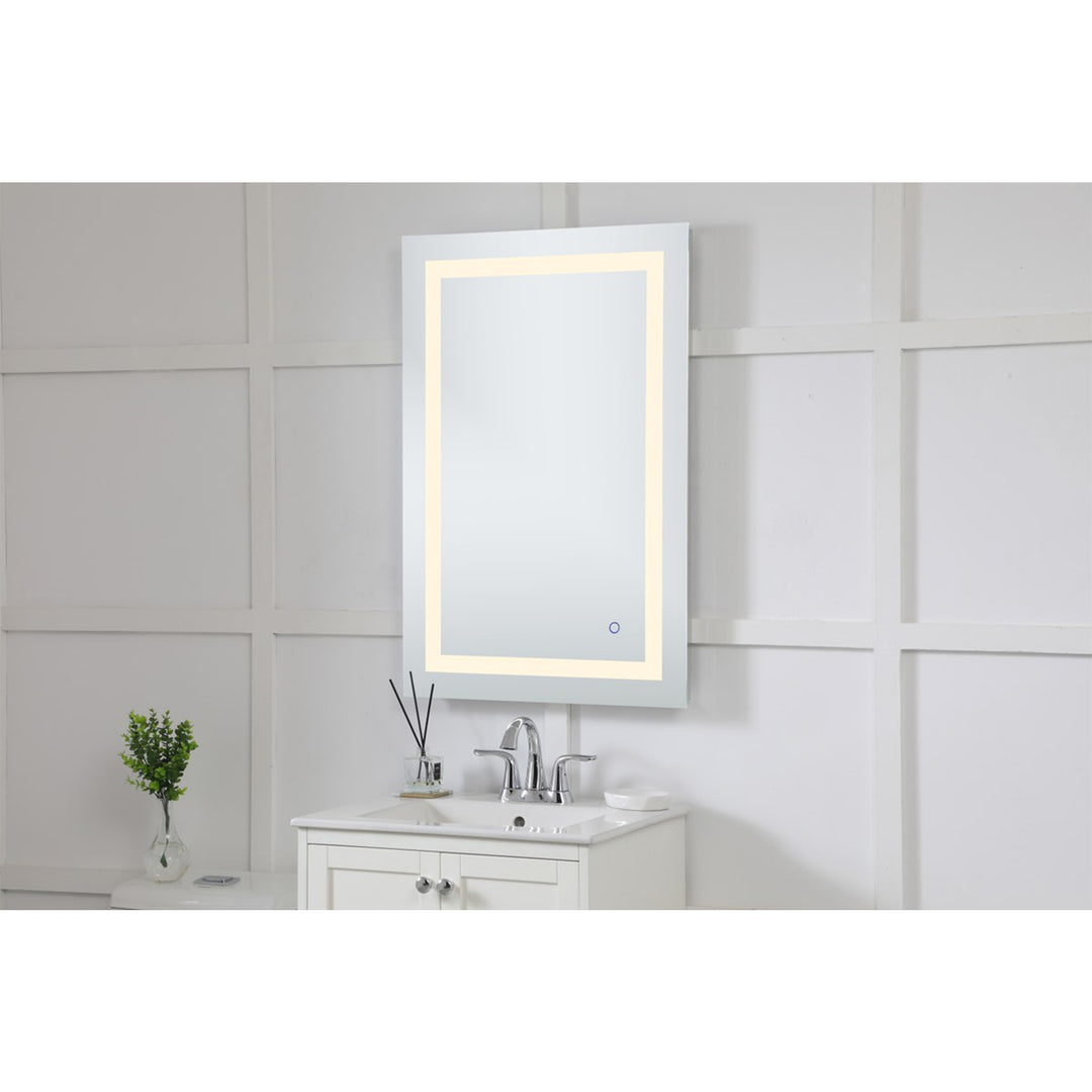 24In X 36In Hardwired Led Mirror With Touch Sensor And Color Changing - View 3 - Joshua Marshal