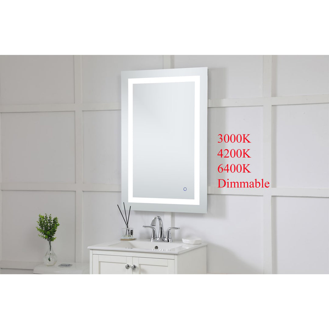 24In X 36In Hardwired Led Mirror With Touch Sensor And Color Changing - View 4 - Joshua Marshal