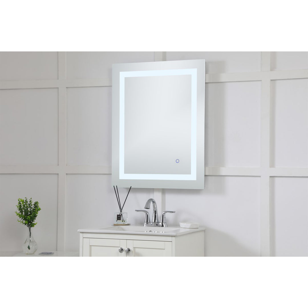 24In X 30In Hardwired Led Mirror With Touch Sensor And Color Changing - View 2 - Joshua Marshal