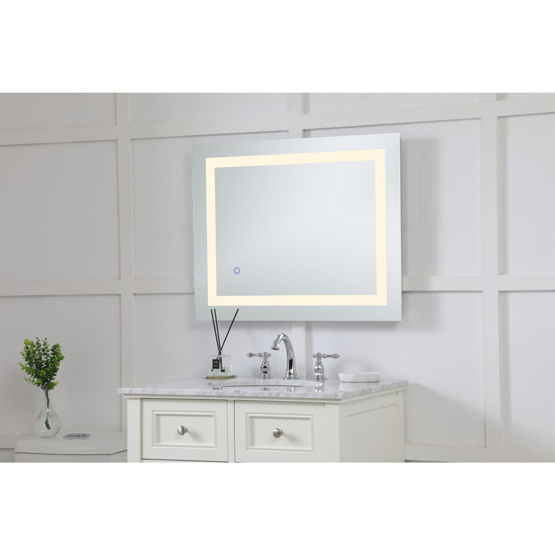 24In X 30In Hardwired Led Mirror With Touch Sensor And Color Changing - View 3 - Joshua Marshal