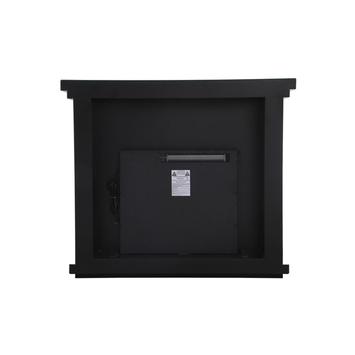 47.5 In. Crystal Mirrored Mantle With Crystal Insert Fireplace - View 6 - Joshua Marshal