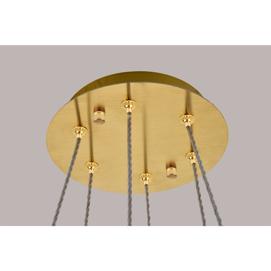 Integrated Led Chip Light Gold Pendant Clear Royal Cut Crystal - View 6 - Joshua Marshal